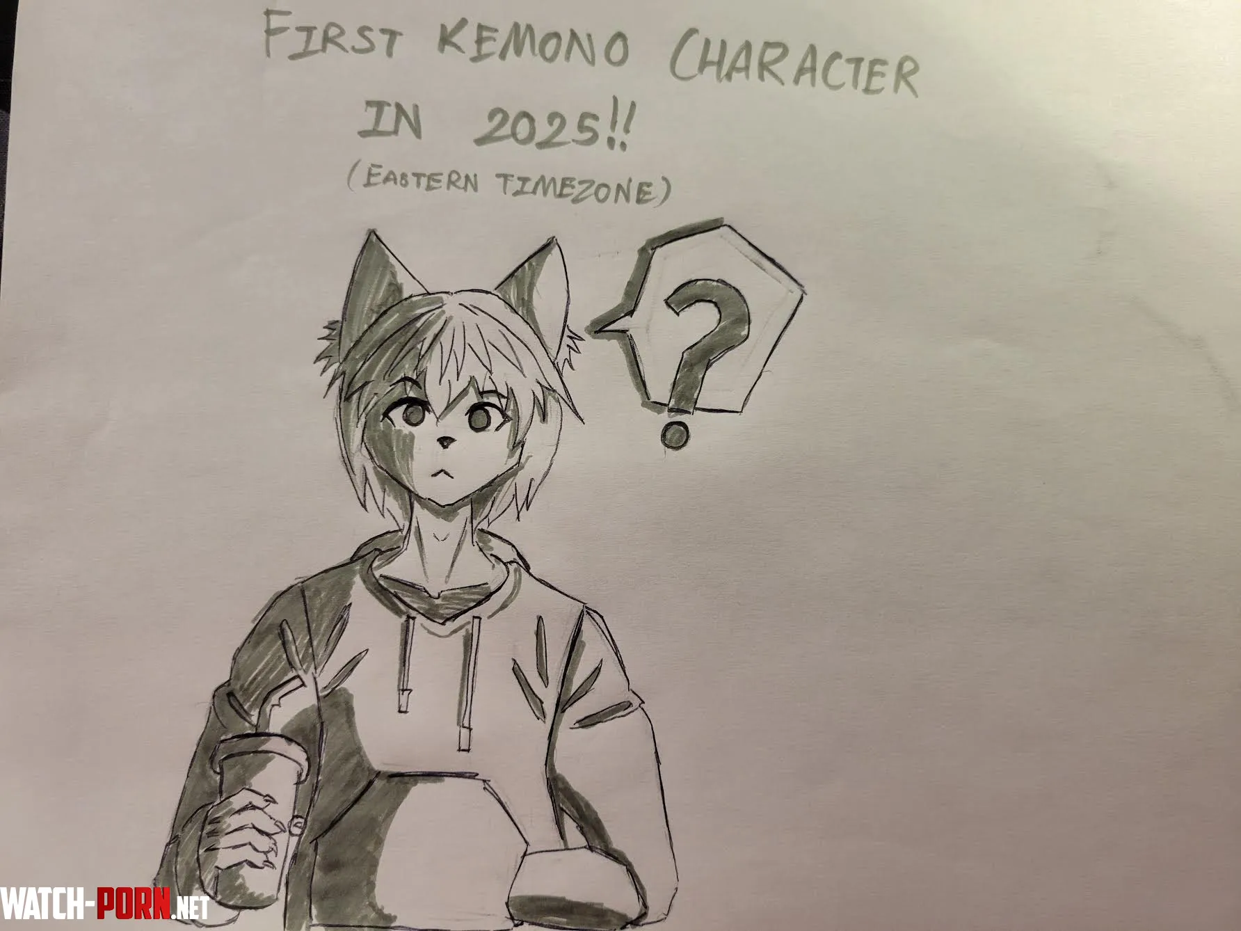 Might not be the first furry character Im a bit late TwT by The_White_Wolf_339