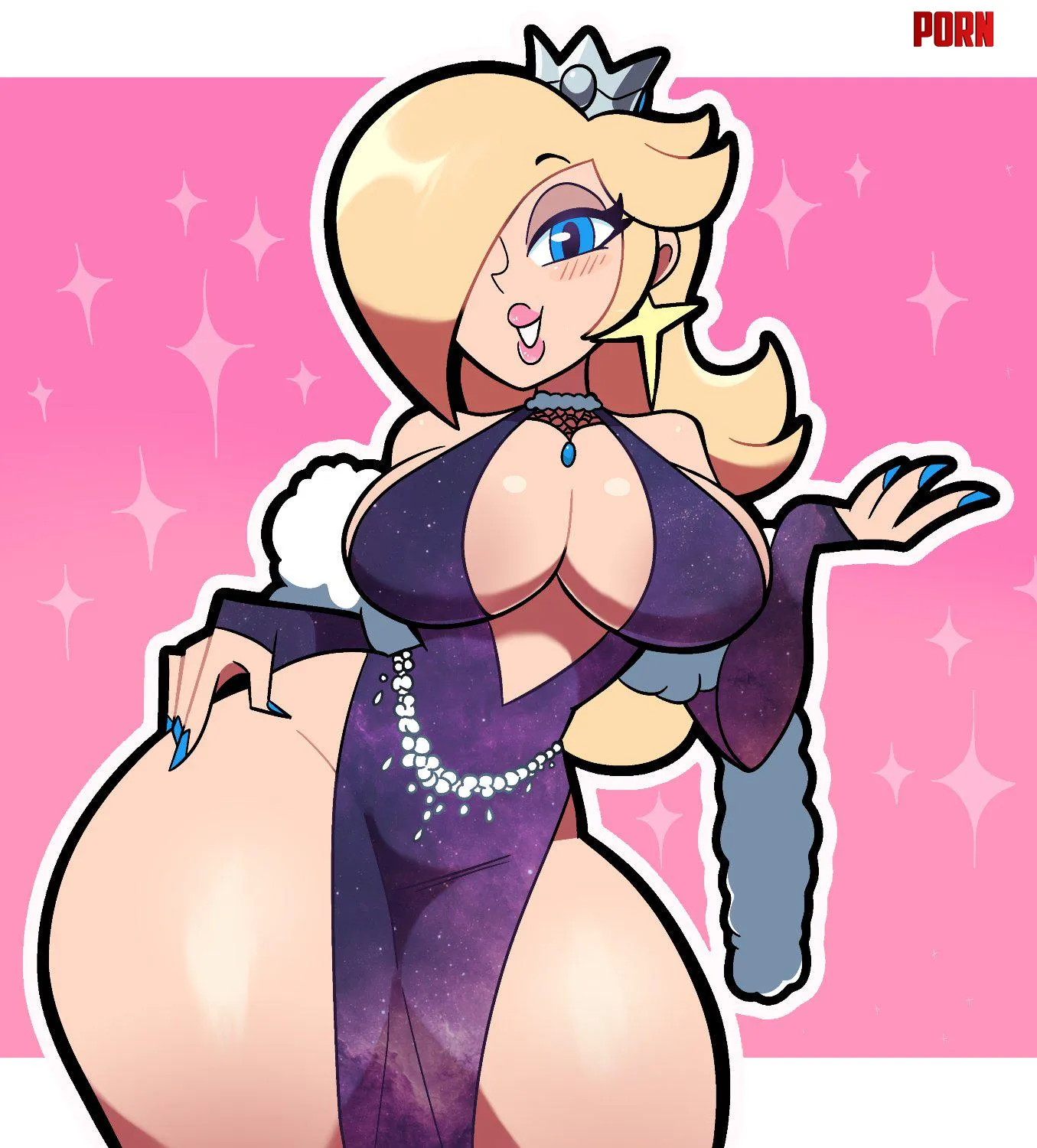New Year Rosalina ScottFalco Super Mario  by Bazaarthrone