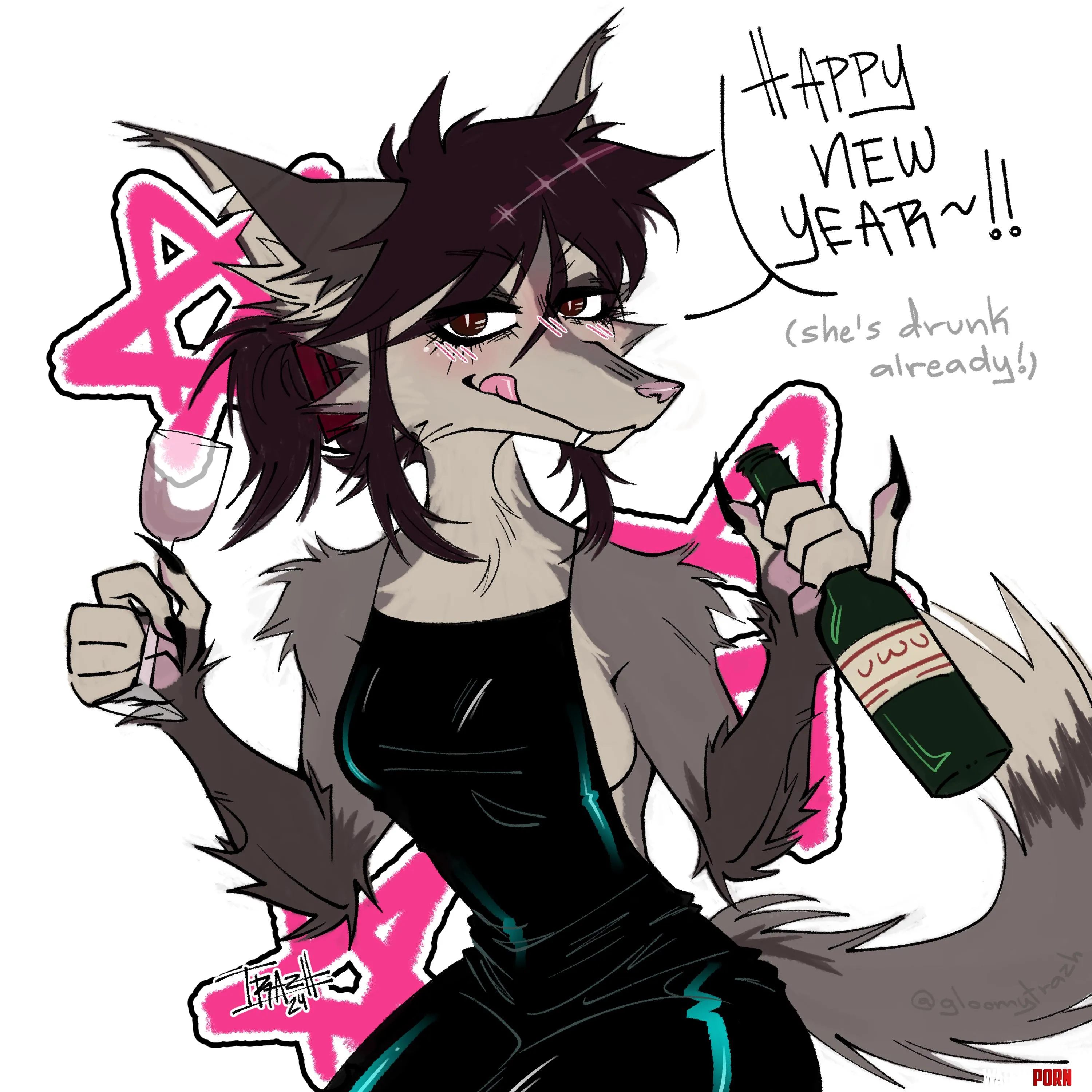 Happy new year gloomytrazh by gloomytrazh