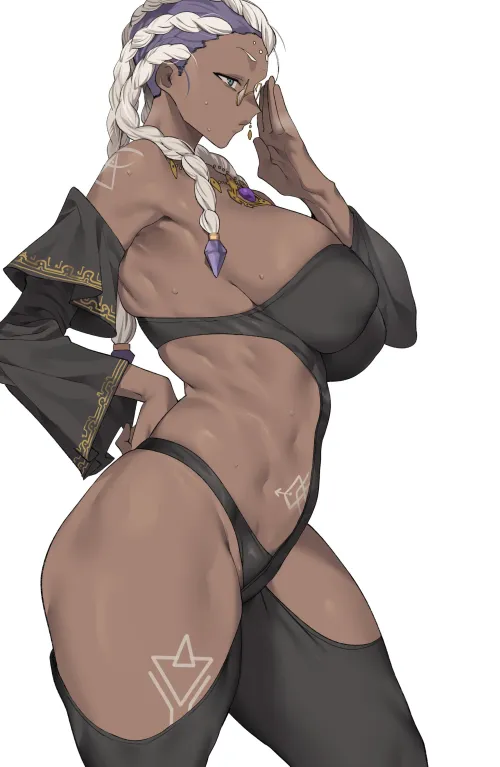 Thumbnail **Dolores from King of Fighters: A Powerful Portrayal by Terran117 in fitdrawngirls**