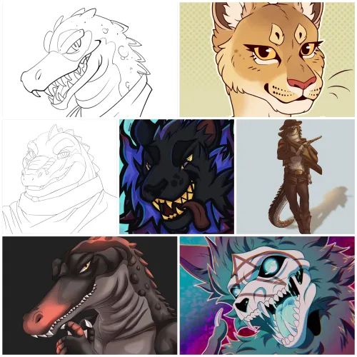 Thumbnail Furry Artistry Unveiled: Journey & Creations by Internal_Sense_7551