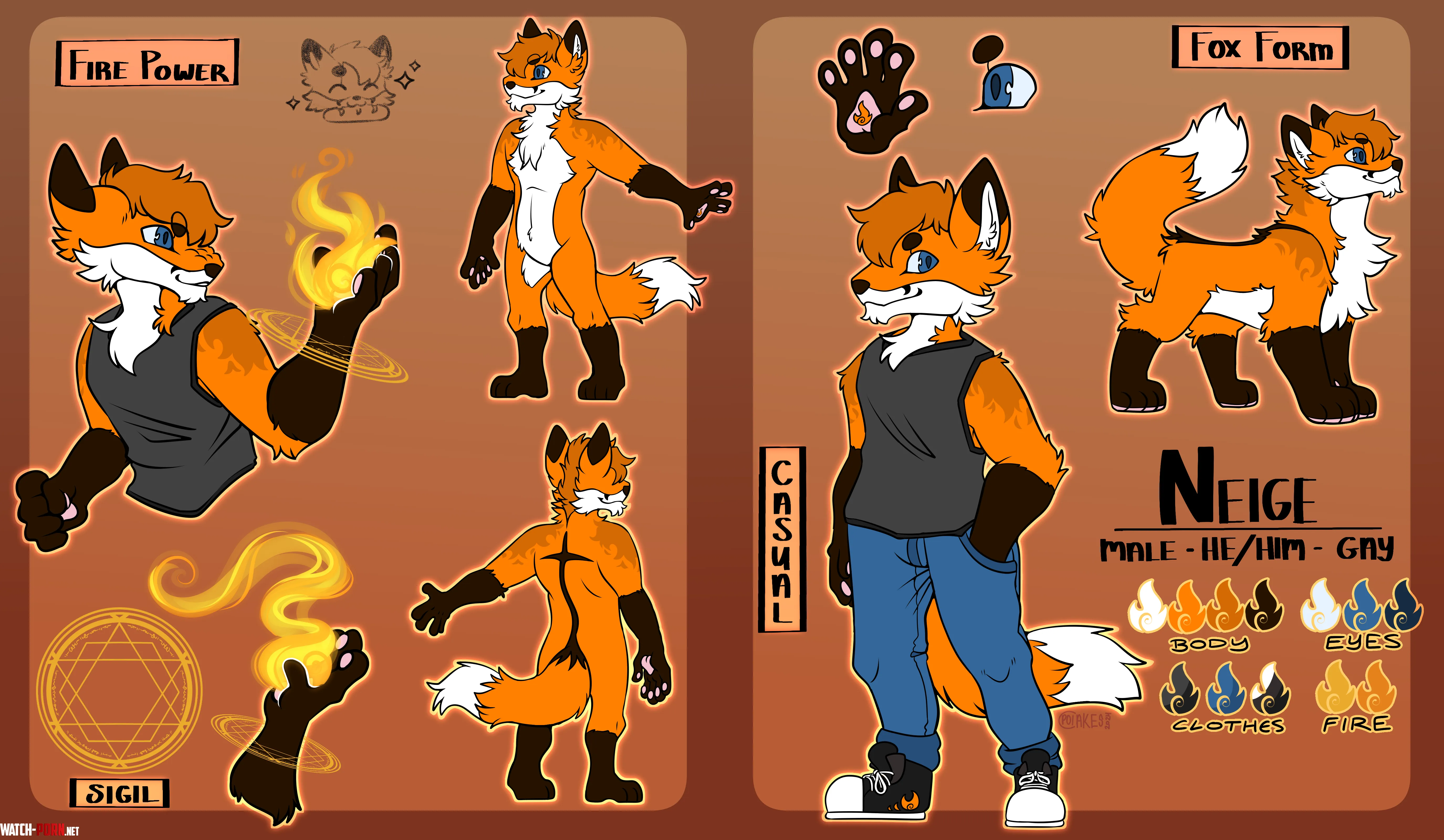 Neiges official ref sheet by NeigeFox