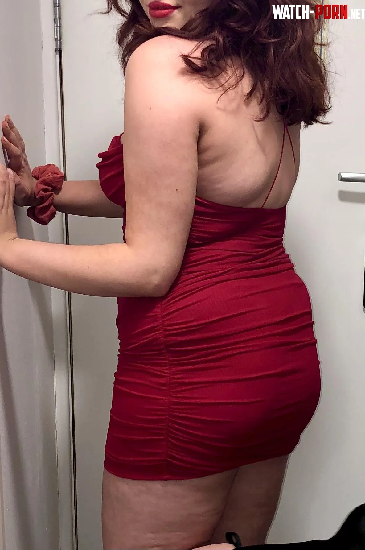 Even the panties were red  by Candid_Bath216
