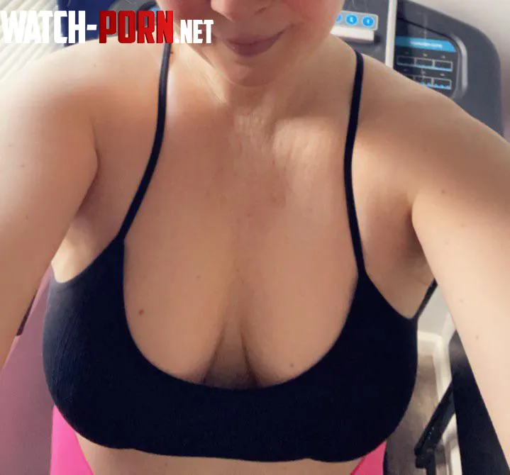 It was too cold for the real gym unfortunately  by CougarMarie