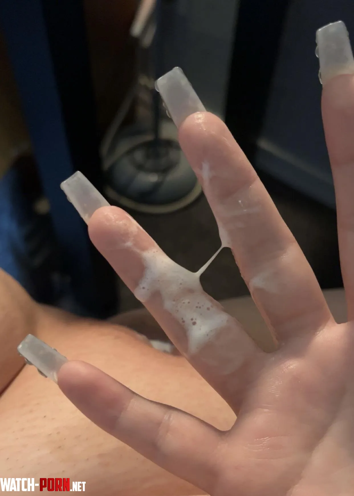lick my cum off my fingers  by sluttylilrose