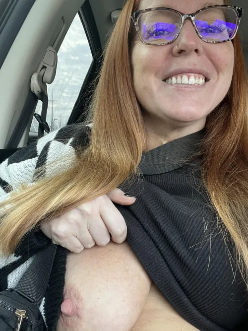 Thumbnail SpicyGingerGoddess's Intriguing Nude Selfie - Did the Barista See?