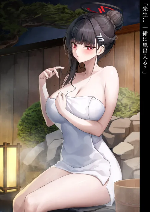 Thumbnail Experience Relaxation with Onsen Rio Blue Archive by CheetahSperm18