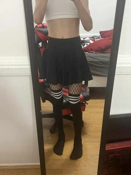 Thumbnail thigh highs and fishnets  by Sp00kieGh0sty