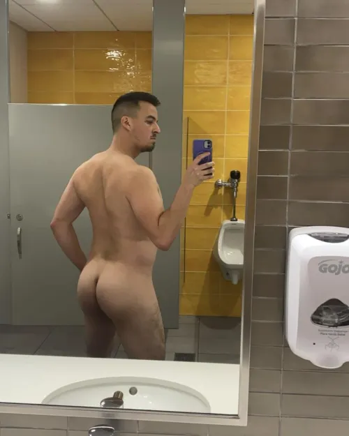 Thumbnail 41 Postworkout Gym bathroom selfie  by Both_Illustrator650