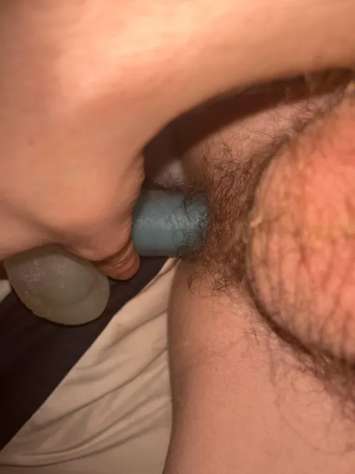 Thumbnail Fucking my ass with a dildo I found in my wifes bedside table by Express_Potential481