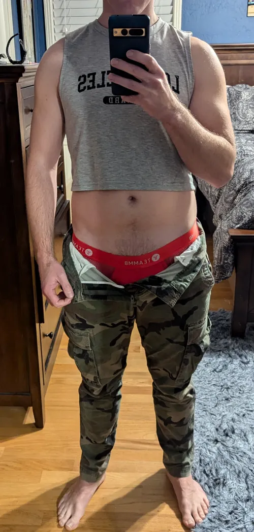Thumbnail Camo amp a croptop by revealing2042