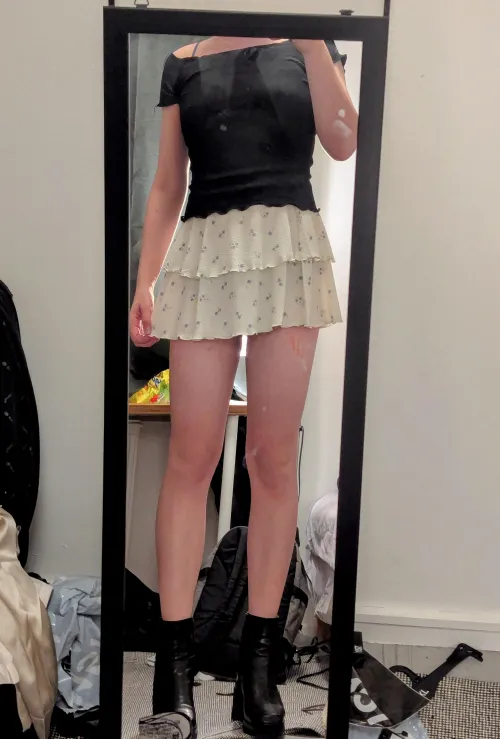 Thumbnail Literally the most femboy coded skirt Ive ever bought  by legs_throwaways