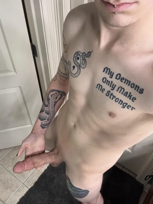 Thumbnail Bite my lip piercing as i slam into you by GothSadist