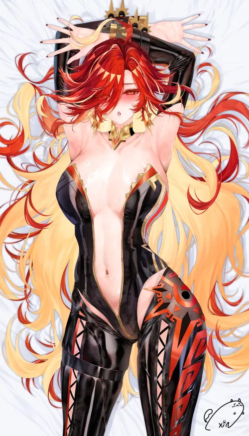Thumbnail Mavuika's Alluring Display: Genshin Impact with elegantloveglimmer in ecchi