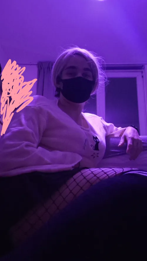 Thumbnail Love these new fishnets and knee high socks the look so cute by femboy_sarah04