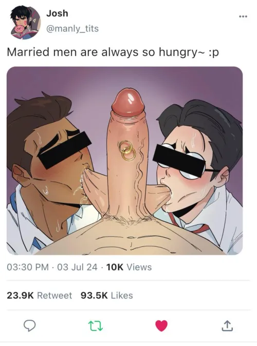 Thumbnail Married men are always so hungry Toumaart by No-Huckleberry4803