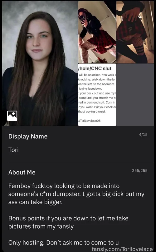 Thumbnail If I matched with you on Grindr would you come use my free use holes or flake out  by torilovelace06