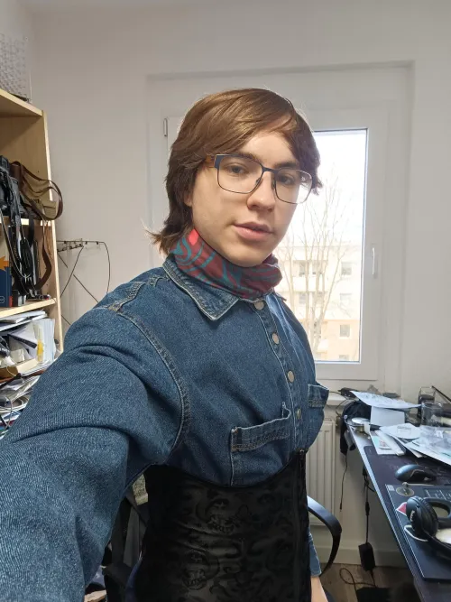 Thumbnail Guys Im definitely just wearing the corset to help with my posture  by Bjoern_Kerman