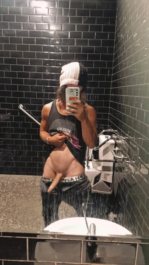 Thumbnail Stop off in a rest room on my road trip  by MasterShwa