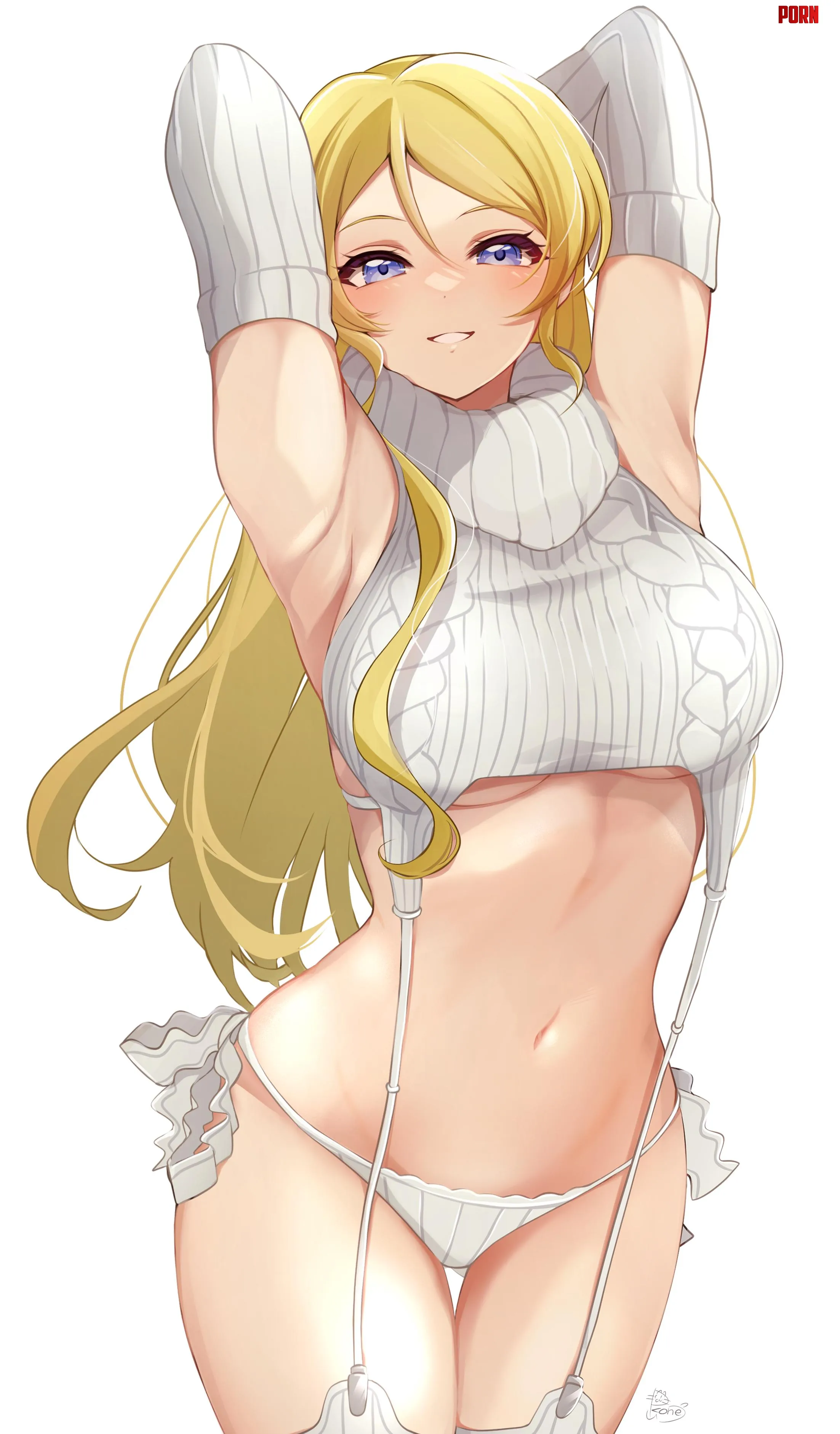 Eli Ayase in VKS pukonuu Love Live School Idol Project by TheRoySez