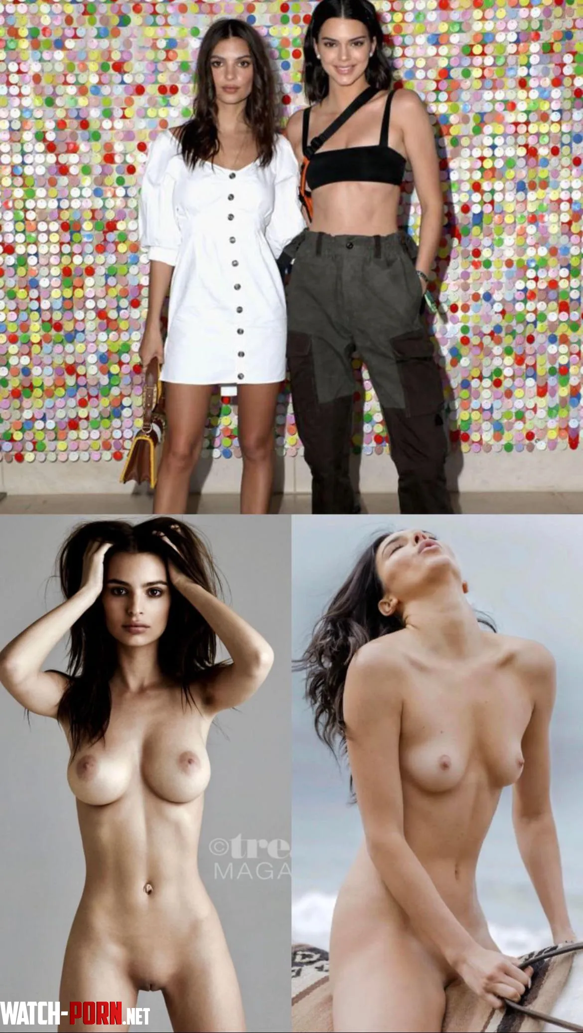 Emily Ratakowski and Kendall Jenner by DuaLipaTrophyHusband