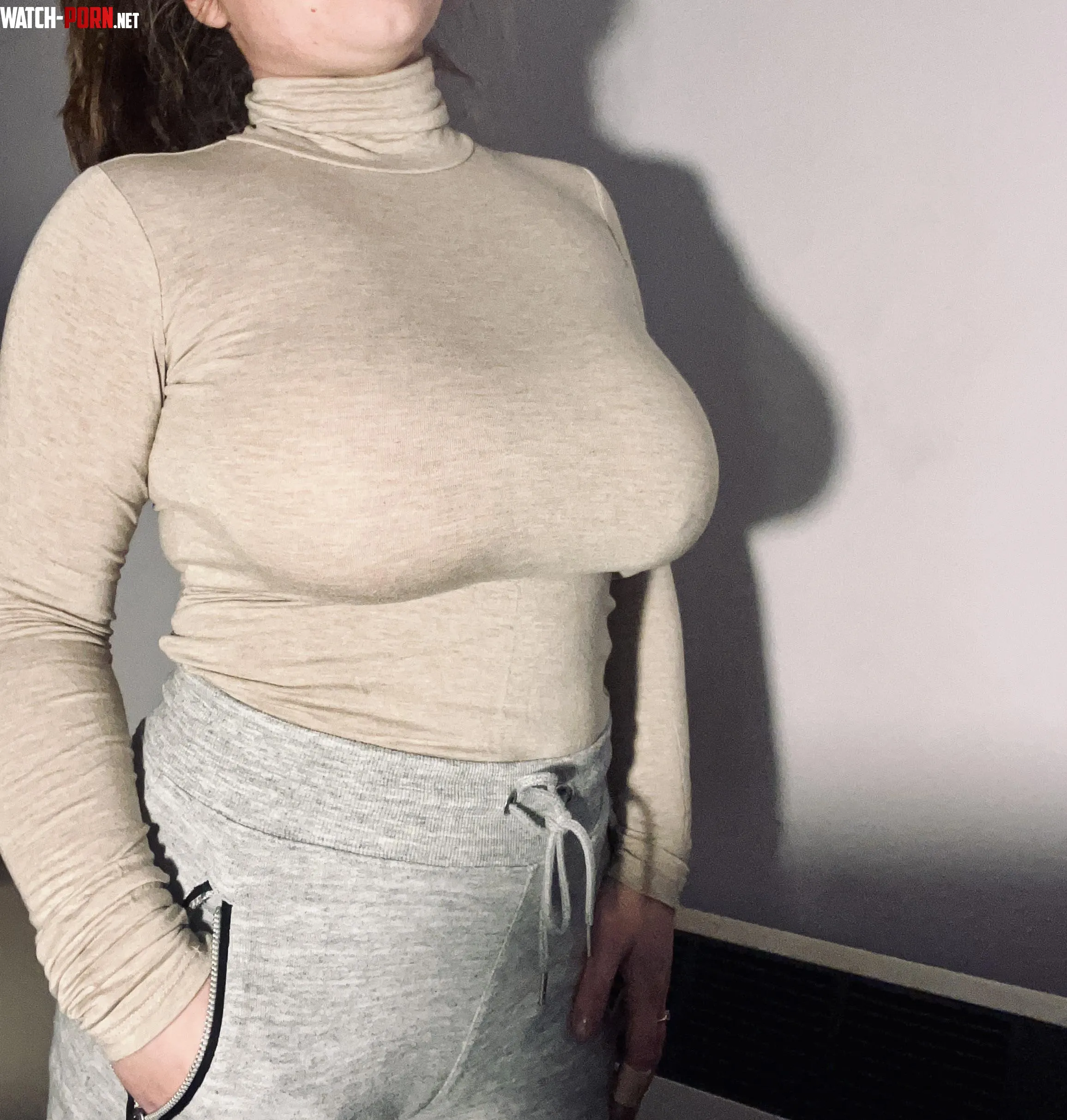 Is it ok not to wear a bra for such a size by airaaan10