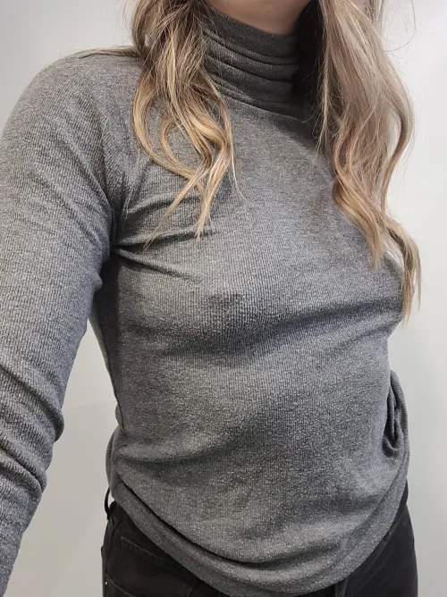 Thumbnail Cold Office Day: Will Anyone Notice by mrstouchofgrey in Braless