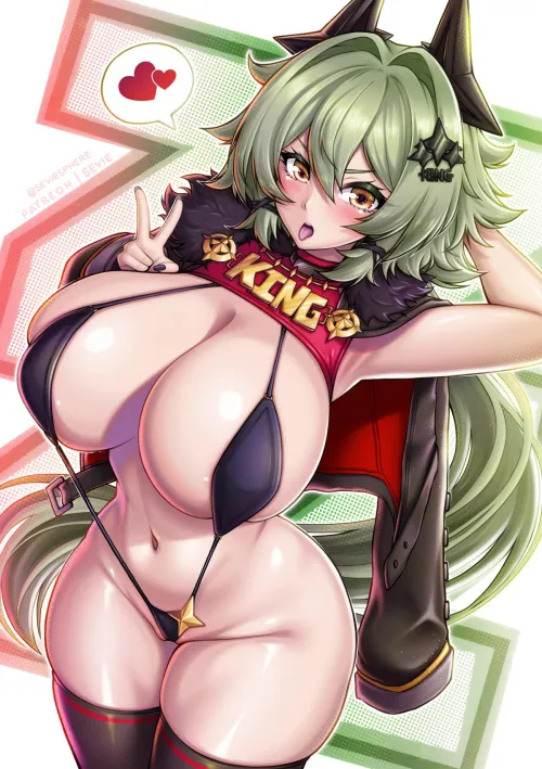 Thumbnail Thicc Busty Caesar King Sevie by NewTrib6 in OppaiLove
