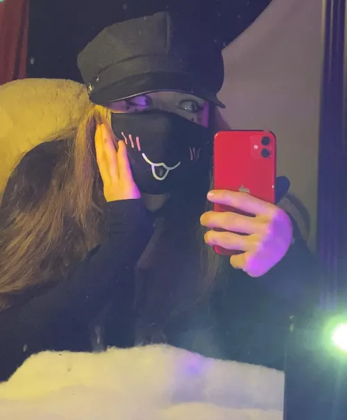 Thumbnail Goth cutie in the mirror  by JessAFemboy