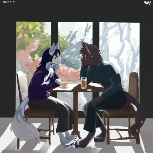 Thumbnail Chilling with Furry Artistic Expressions - Furry