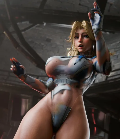 Thumbnail Sue Storm's Opaque Vexonair Dinner by EroMestre in superheroporn