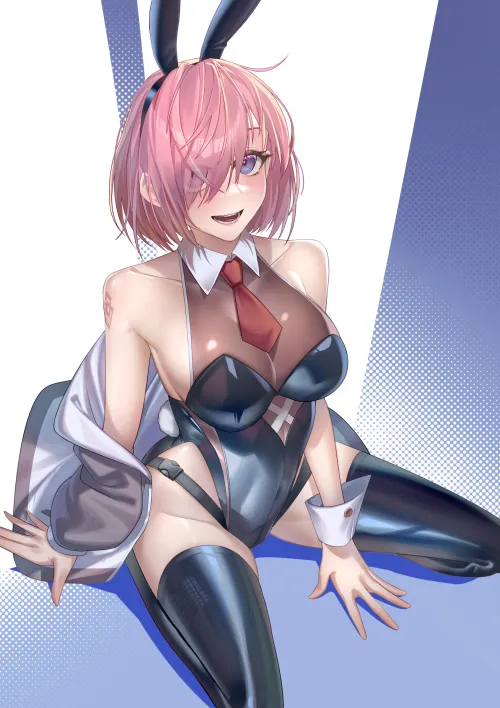 Thumbnail Bunny Mashu Kyrielight in FateGO - An AnimeBodysuits Sensation