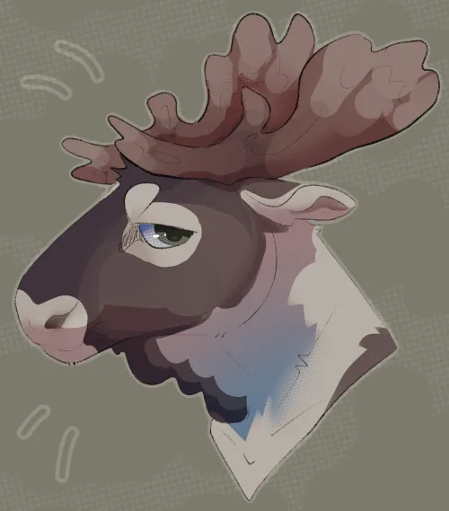 Thumbnail Meet Alfie the Caribouoose: Furry Art Inspiration - Furry