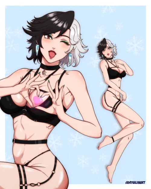 Thumbnail RyuujinArt's Luna Snow Marvel Rivals Artful Ecchi