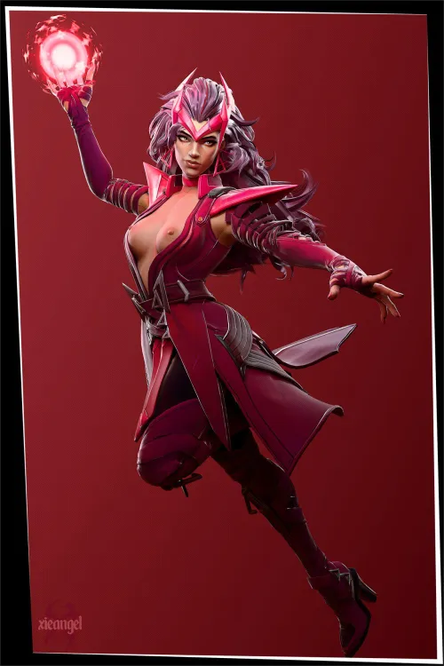 Thumbnail Scarlet Witch by XieAngel - Marvel Rivals Article