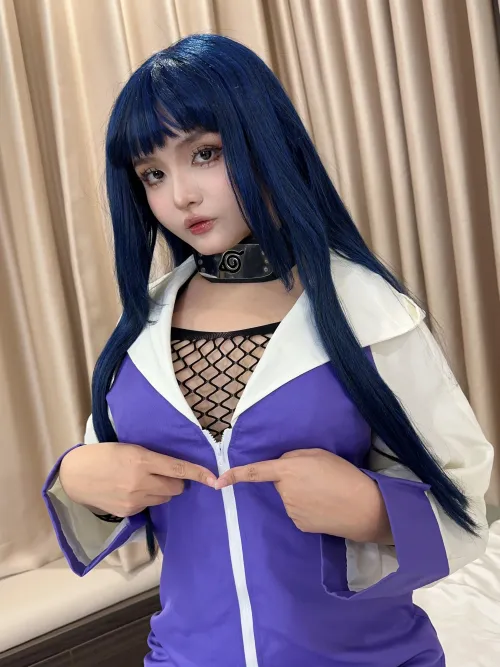 Thumbnail funbunnyluv Radiates as Hinata in Captivating Cosplay