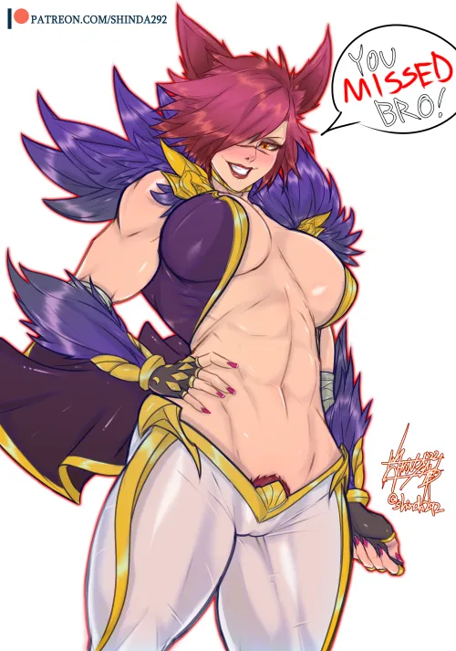 Thumbnail FitDrawngirls Spotlight: MuscleMommy FemSett from League of Legends by Shinda292