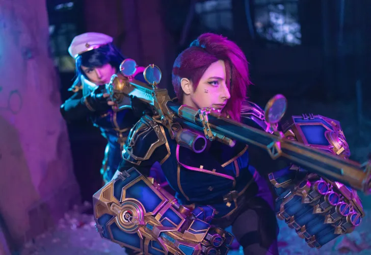 Thumbnail gabanviii Showcases Vi x Caitlyn Arcane in Cosplay Artistry