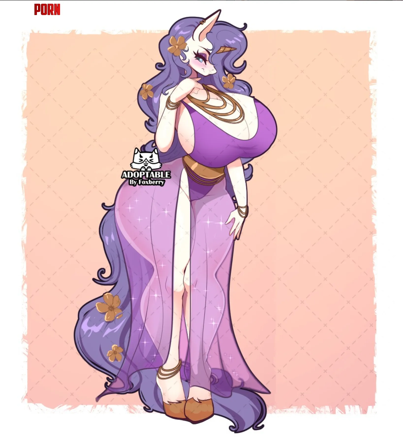 Unicorn art by me Q by Foxberrydraws