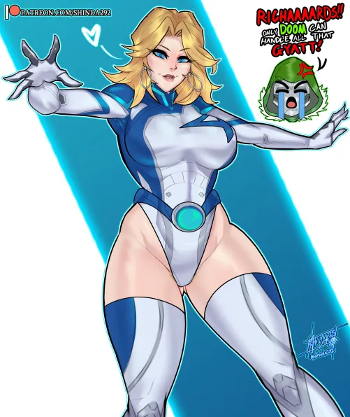 Thumbnail Sue Storm Invisible Woman Artwork by Shinda292 in Marvel Rivals rule34
