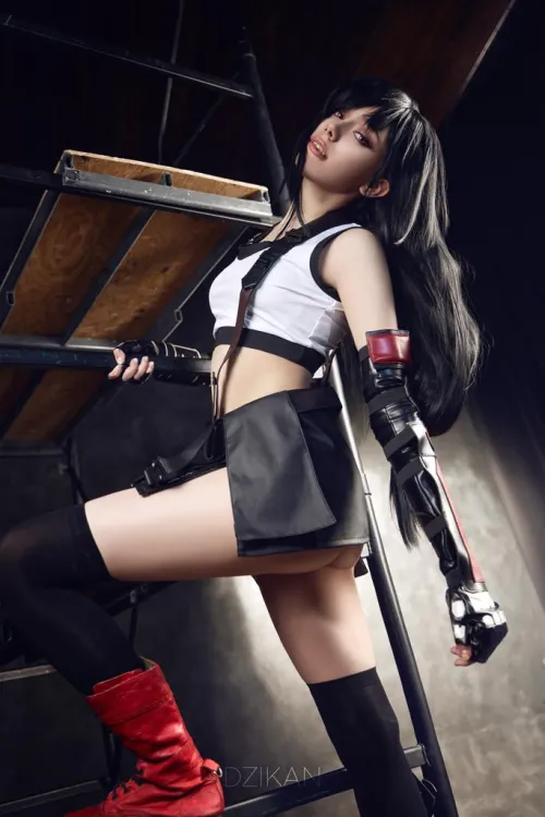 Thumbnail Tifa Lockhart from FFVII Remake: MaoDzikan Masterpiece | cosplaygirls