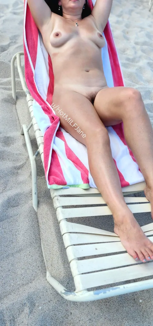 Thumbnail Naked Beach Fun by HotMILFJane | girlsdoingstuffnaked