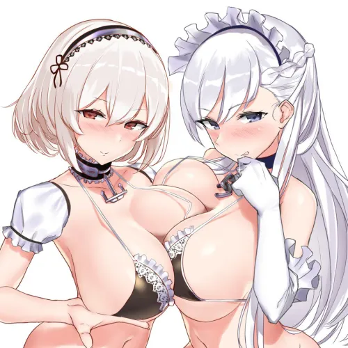 Thumbnail Curvaceous Encounter: 'Big Booba Against Each Other' by marxsander2016 in the ecchi Category