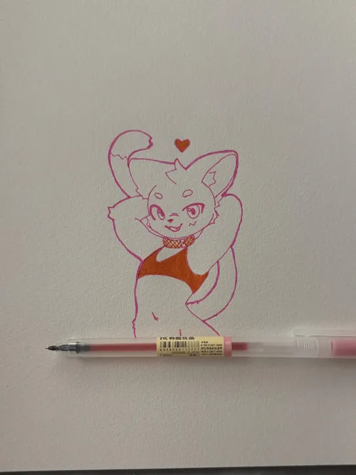Thumbnail Furry Fascination: -FantasticFoxx-'s Pretty in Pink Delight
