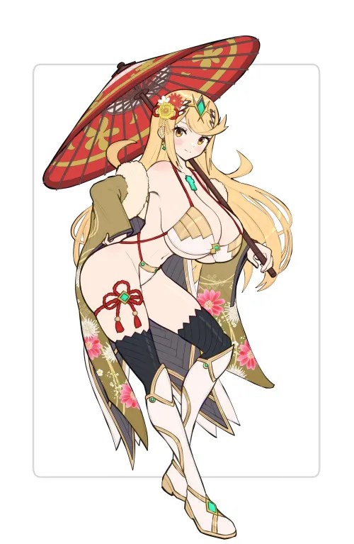 Thumbnail Mythra Xenoblade: The Fantasy Unveiled by A_MASSIVE_PERVERT