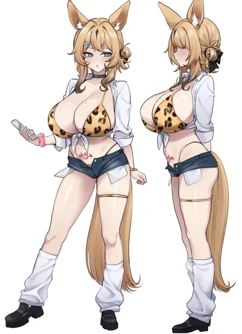 Thumbnail Stacked Gyaru Horse Girl Fantasy by EverWell0220 in dekaihentai