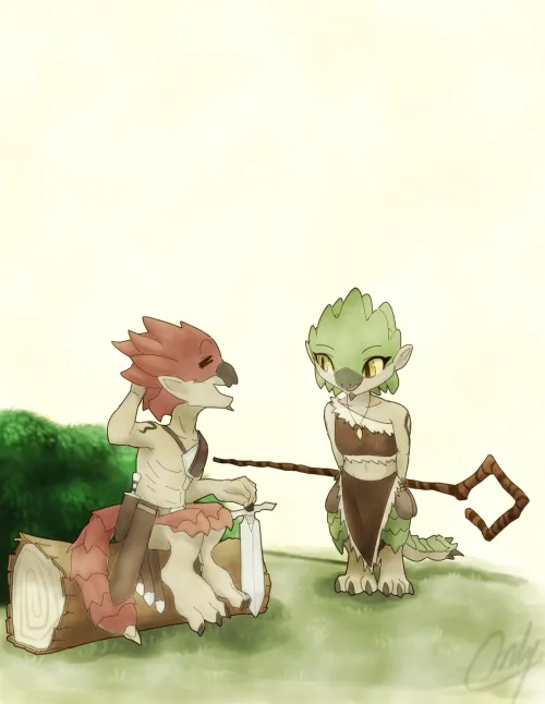 Thumbnail Onlyhasart Doodles Adorable Kobolds in the Furry Category