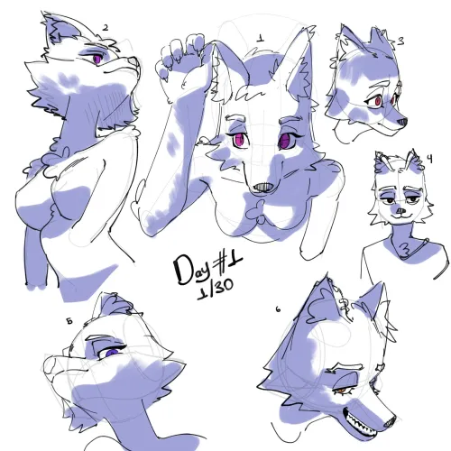 Thumbnail Artistic Evolution: Learning Furry Style | akumuth