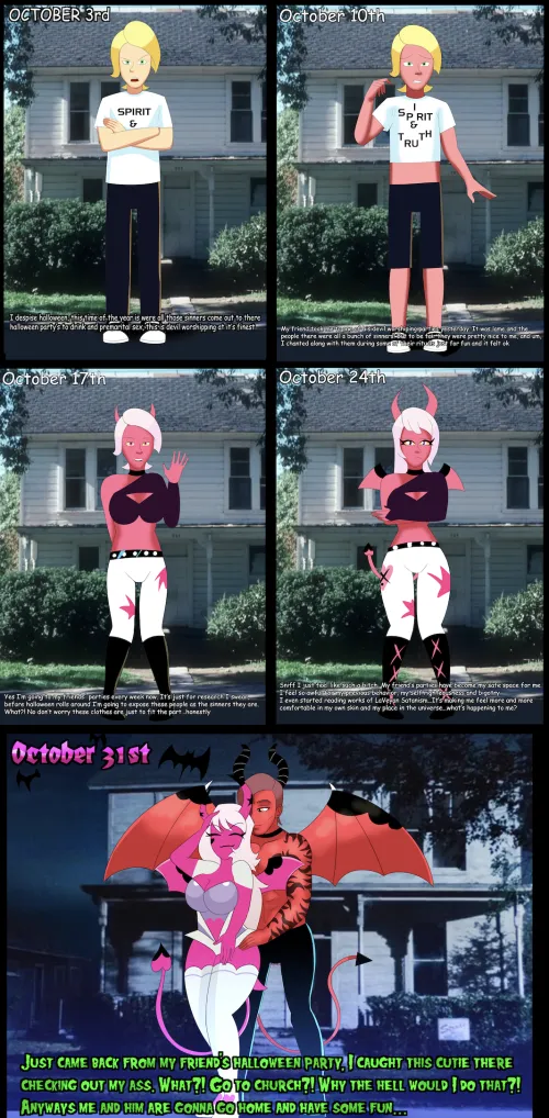 Thumbnail From Christian to Succubus: Verosika Mayday TGTF by Nathgirls in Transformation