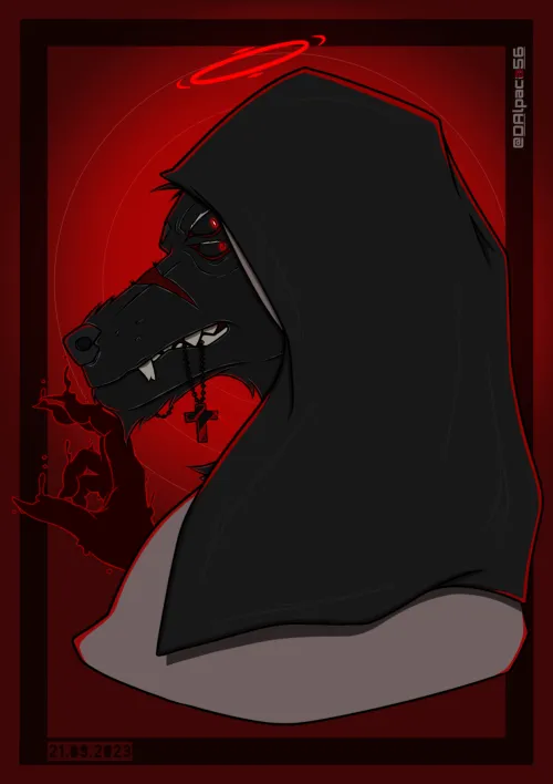 Thumbnail Werewolf Nun OC: Intriguing Furry Character by Few-Particular5138